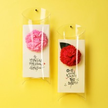 캘리그라피 용돈봉투  투명반달상자  50장/500장